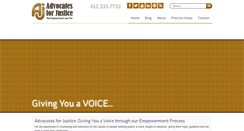 Desktop Screenshot of mnadvocatesforjustice.com